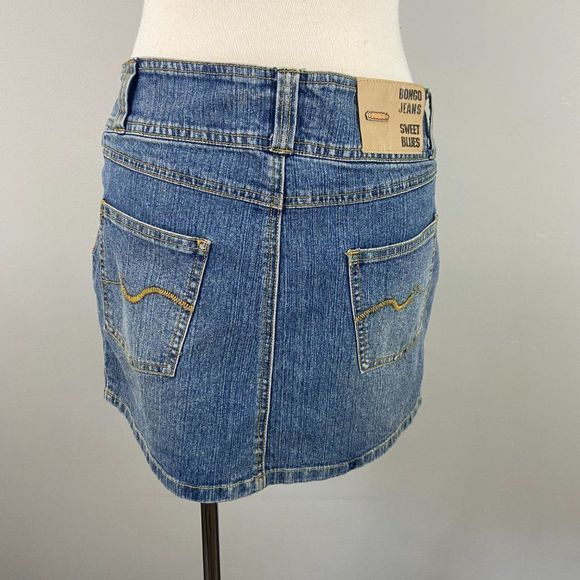 🌿4/$35🌿BONGO Denim Mini‎ Skirt - Picture 4 of 10